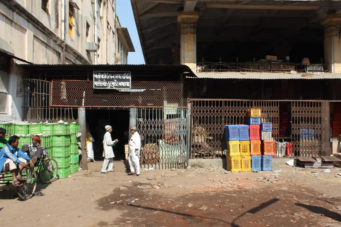 The fruit and vegetable market at Manek Chowk, Ahmedabad